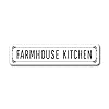 Vintage farmhouse kitchen sign decorative kitchen sign farm aluminum sign 3 x 13  urban country home decor