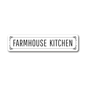 Vintage Farmhouse Kitchen Sign Decorative Kitchen Sign Farm Aluminum Sign 3 x 13