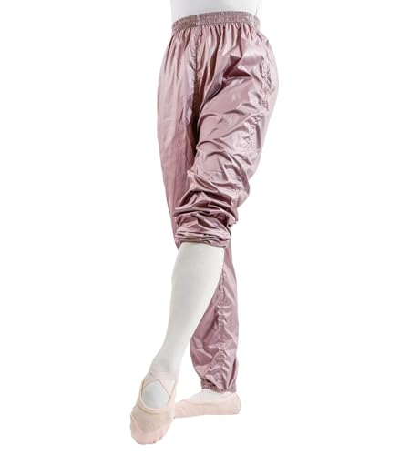 flexdans Pantalones de Baile de Calentamiento de Ballet,Pantalones de Ballet Ripstop para Mujer Purple S