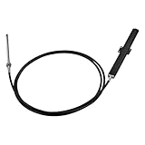 Looklardy SSC13415 15Ft Mechanical Rack & Pinion Steering Cable Compatible with SB39526P,SB39544P Bezel Kits for Back Mount Steering System & SH5210P,SH5230P Helm Units Fits for SS14115,SS15115