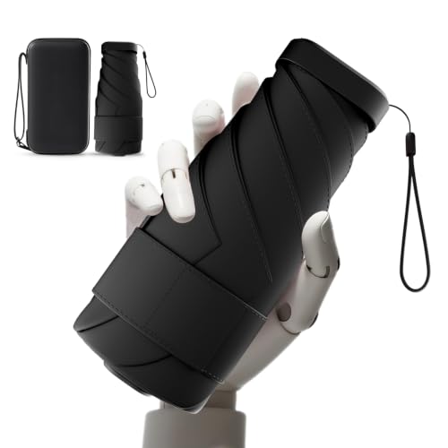 Copulan Mini Travel Umbrella UPF 50+ Compact Fits in Purse