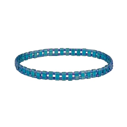Image of KELITCH Women Tila Beads Stretch Bracelets Handmade Women Charm Strand Beaded Bracelets Summer Jewelry