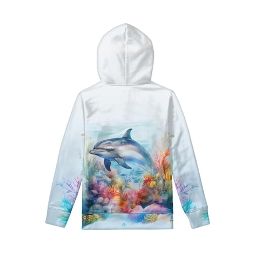 Poceacles 6-16 Year Old Boys Girls Hoodies Cool Lightweight Hooded Pullover Sweatshirt for Kids Long Sleeve Sportwear2