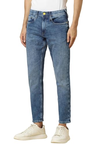Image of Allen Solly Men Mid Rise Regular Fit Jeans