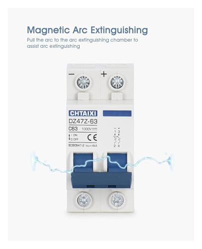 Éviter les surcharges solaires avec le disjoncteur miniature CC 2P 1000V - 5