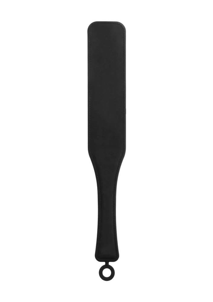 SHOTS Ouch! - Pala De Silicona Texturizada Color Negro 170 g