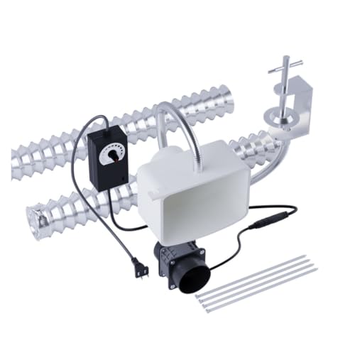 Ventilador de conducto extractor con potente absorción regulable para humos 3