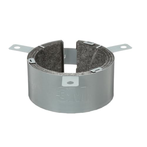 Image of 3M Fire Barrier Ultra Plastic Pipe Device Ultra-PPD3, 3 in Metal Collar Assembly, Heat-Expanding 3M Fire Barrier Ultra GS Material
