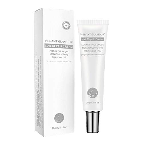 Fungal Nail Treatment, Fungus Nail Cream, Strong Anti-Fungal Toenail Cream, Nail Repair Nourishing Treatment, Restores Discolored and Damaged Nails (White)