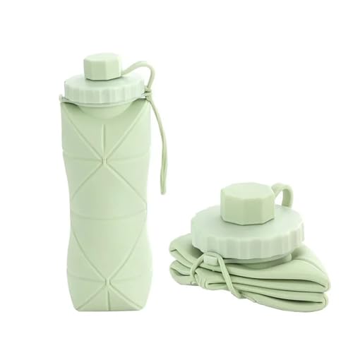 Tasse d'eau télescopique pliable ultra compacte de 600ml avec structure rétractable - 2