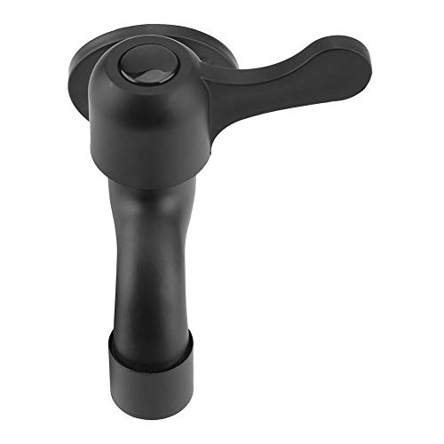 MAGT Kaltwasser Armatur Waschmaschiene, Wandmontage Garten Waschmaschiene Wasserhahn Schwarz Öl Eingerieben Messing Wasserhahn Bibcocks Kaltwasserhahn for Badezimmer