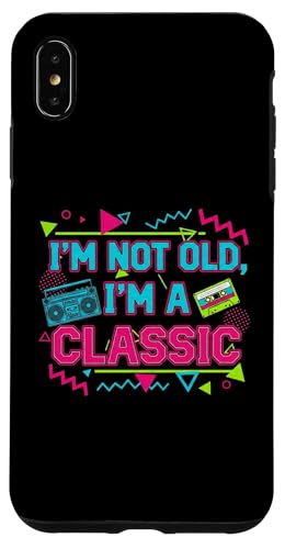 I'm Not Old I'm Classic 80年代ファッション スマホケース iPhone XS Max 用
