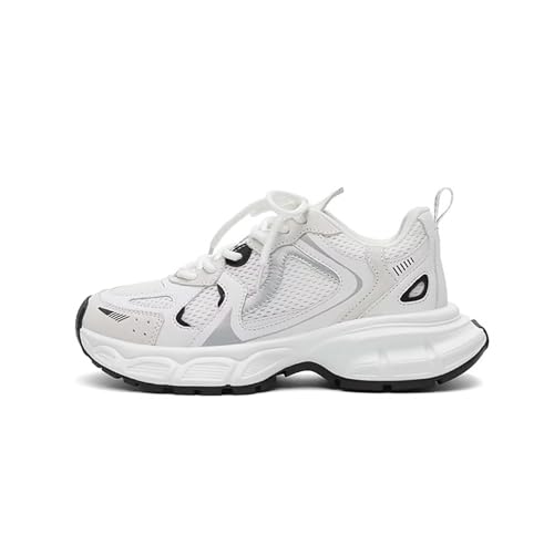 TERBOFIN Women's Mesh Breathable Running Tennis Shoes Platform Fashion Casual Sneakers Daddy Shoes Non Slip Gym Workout Walking Shoes for Girls2