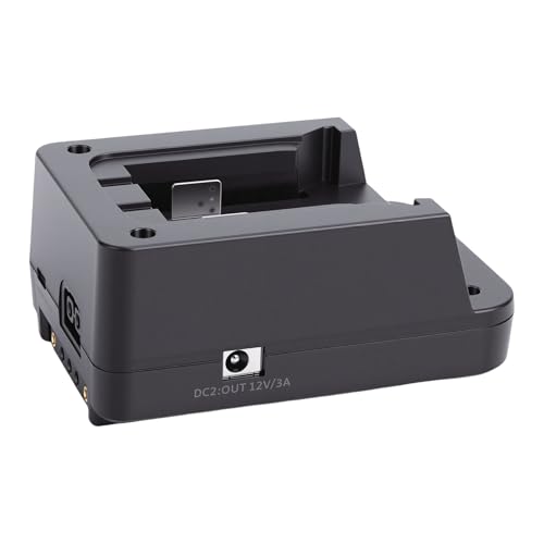 Adaptador de batería a placa V-Mount con salida 100W de ABS para cámaras de cine 2