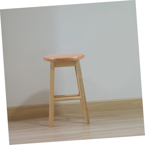 Asiento de reemplazo de madera redondo para taburete de bar 7