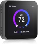 vine Programmable Thermostat for House with 4.0" Touch Screen, WiFi Smart Home Thermostat for AC and Heating, App/Voice Control, Valentine's Day Decorations, C-Wire Required, Grey