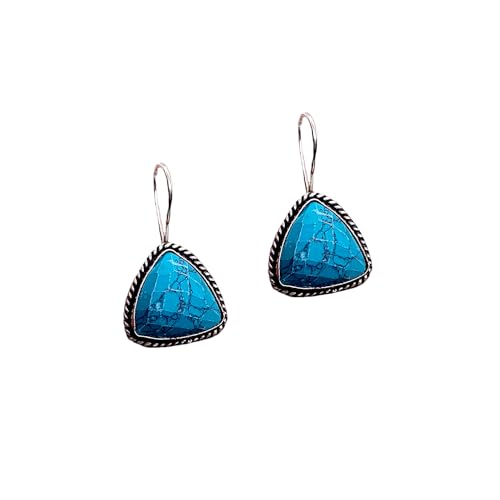 Jeweltos Onyx Unique Hook Earrings | For Womens & Girls (Turquoise) (B0CQTTVB2R) Amazon Price History, Amazon Price Tracker