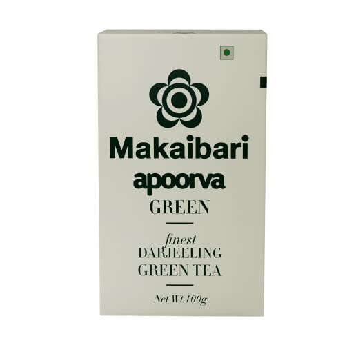 Image of Makaibari Darjeeling Tea Apoorva Green Pouch&Darjeeling Tea Apoorva Black Pouch|Usda Certified Tea|Anti-Oxidants,Immunity Booster|Organic|100+100 G(Pack Of 2)-Darjeeling,Loose Leaves,200 Grams