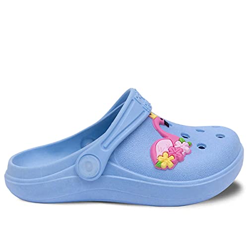 Sandália Babuche Infantil Flamingo Menina Feminina 12.33 (Azul, br_footwear_size_system, little_kid,