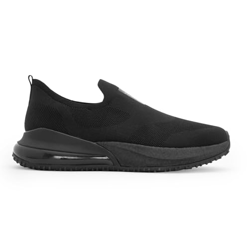 Image of Red Tape Men's Walking Shoes Black Round Toe Slipon