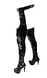 chap boots with belt Ges Höhe Gr 37:76 cm Gr 44:85 cm