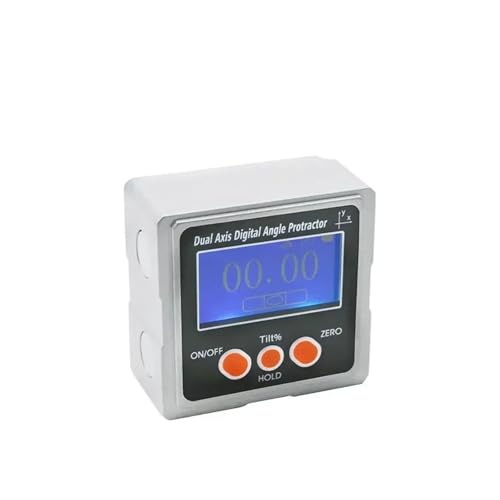 3面マグネット付き金属製2軸デジタル角度計、バックライト付き電子プロトラクタ、傾斜計角度ツール(XY three-sided)