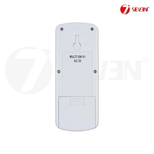 Image of 7SEVEN Compatible AC Remote with Mitsubishi Electric Air Conditioner and Suitable for Split and Window AC, Exactly Match Each Key of Remote with 25 Original remotes Control and use New AAA Batteries.