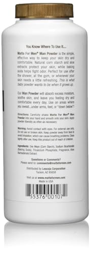 Matte for Men Man Powder, 8.5 Ounce
