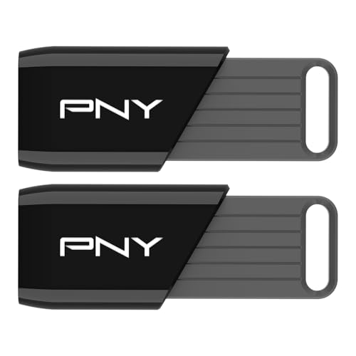 Image of PNY 256GB Attache X USB 3.2 Gen 1 Flash Drive, Advanced Performance Up to 130MB /s Read, Everyday Data Store & Transfer, Reliable Portable Storage, Durable, Type-A, Computers, Laptops, Desktops, 2-Pack