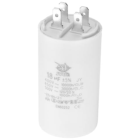 PATIKIL CBB60 18uf Capacitor for Motors Cover