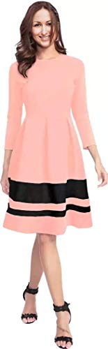 Image of LookMark Cotton A-Line Knee-Length Women's Dress