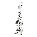 Colgante de plata de ley 925 con signo del zodiaco 7 K.