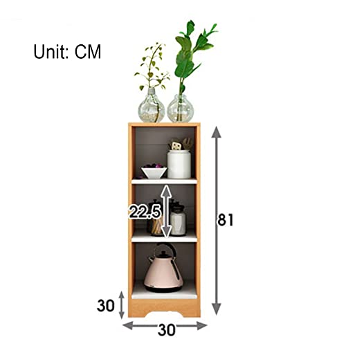 Étagère de cuisine en bois blanc de qualité supérieure pour micro-ondes