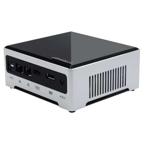 STRHIGP Mini PC 8 Core i9 10880H(2.3GHz-5.1GHz) DDR4 64GB RAM 1TB NVMe SSD, 10th Gen Mini Desktop Computer Windows 11 Pro, Dual Gigabit LAN Tiny PC, 6USB3.0, HD, DP, WiFi, BT4.2 Cover