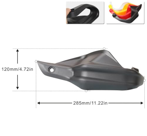 Protège-mains guidon pour VStrom 250SX pare-brise transparent jaune - 4