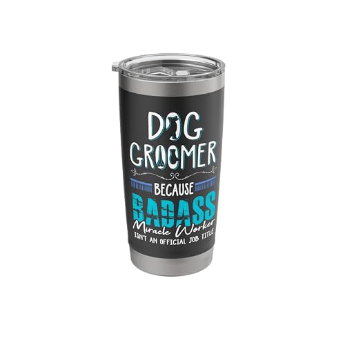 Dog Groomer Insulated Stainless Steel Tumbler