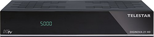 Telestar 5310515 Diginova – 21 – Receptor satélite HD (DVB-S2, Web Radio, PVR Ready, HDMI, USB, LAN), Color Negro