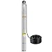 Produktbild Buoqua Tiefbrunnenpumpe 220V 370W Brunnenpumpe Tiefbrunnenpumpe 0.37KW 50HZ Deep Well Pump Tiefenpumpe 1000L/H Submersible Pump mit 14m Kabel