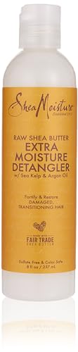 Shea Moisture Detangler Extra Moisture 8oz Raw Shea Butter (6 Pack)