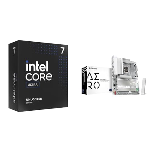 Image of Intel Ultra 7 Desktop Processor 265K - 20 cores (8P+12E) & GIGABYTE Z890M Gaming X Ultra Core (Series 2) LGA 1851, mATX, DDR5, 3X M.2, PCIe 5.0, Front USB Type-C, 2.5GbE LAN, EZ-Latch