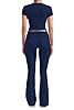 YETOWA Women's 2 Piece Lounge Outfits with Slim Sh... #1