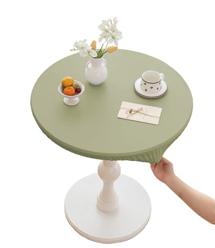 EGROON �L�b�`���p�i PU�� �e�[�u���N���X �e�[�u���J�o�[ �H��J�o�[ �~�` ���a60cm-160cm �z�e�� ���X�g���� �h�� �ϋv�� ���n �O���[�� �~�` ���a150cm