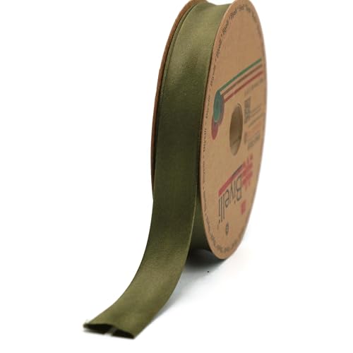 Image of Fold Satin Bias Tape - 99+ Colors - 3 /4 Inches Wide - 27 Yards - Fold Satin Binding Bias Ribbon Fabric Piping Bias Binding Tape for Sewing Clothing DIY BYS18