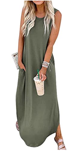 Image of CHUNTIANRAN Maxi Dresses for Women Summer Outfits Boho Beach Long Dresses Casual Sundresses Resort Wear for Women 2026