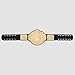 Big Gold 2mm Championship Title Belt Replica, World Heavyweight Wrestling Belt Adult Size for Men, Women