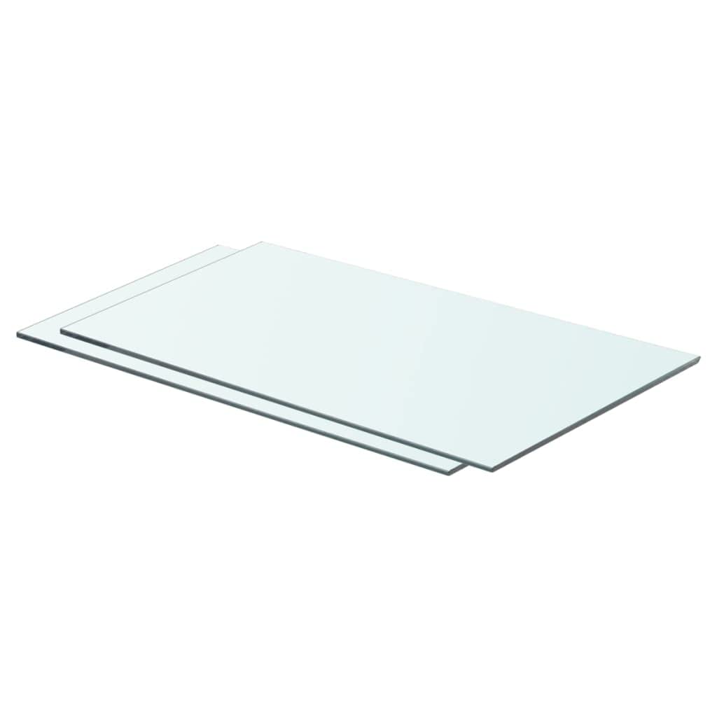 homiuse Wandregal Regalböden 2 STK. Glas Transparent 60x30 cm Regal Wand Wandregal KüChe Regale FüR WäNde HäNgeregal Wandboard BüCherregal Wand Bilderleiste Regal Badezimmer Regalbrett