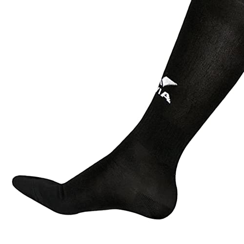 Image of Nivia Plain Encounter Stockings (L) - Polyester Blend,Knee Length Pair & Nivia Acrylic Encounter Unisex Soccer Socks, Full Length (Multicolor, L) Pack of 1 Pair