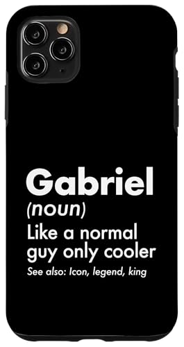 Gabriel Like A Normal Guy Only Cooler Legend King �t�@�[�X�g�l�[�� �X�}�z�P�[�X iPhone 11 Pro Max �p
