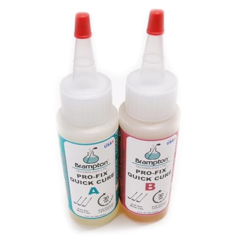 Brampton Technology Pro-Fix 5 &15 Quick Cure Epoxy (2-Ounce Bottles)