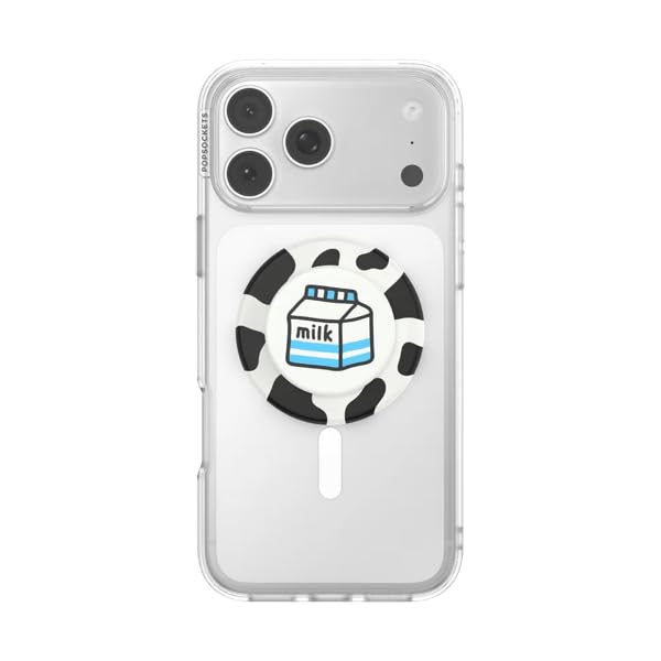 Image of PopSockets Phone Grip for MagSafe, Magnetic Holder- Milk